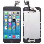 Noir complet ecran lcd vitre tactile sur chssis + home camra + ecouteur pour iphone 6 4. 7  + outils ...