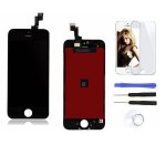 Noir ecran bloc vitre tactile + lcd dalle avec chassis pr� - mont� pour apple iphone 5s outils + vitre ...