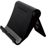 Noir support telephone bureau portable noir pose t�l�phone pliable 360 porte smartphone ajustable pour ...