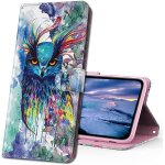 Nokia 5. 4 tui  rabat 3d dsign portefeuille housse [magntique] [fonction stand] [porte carte] ...