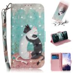 Nokia 6. 1 plus coque, saturcase beau 3d motif pu cuir magn�tique flip portefeuille support porte - carte ...