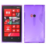 Nokia lumia 920 coque housse de protection silicone gel ( tpu ) violet � s line �