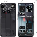 For nothing phone 3 lot de 2 films de protection d'cran en verre tremp + protection d'objectif d'appareil ...