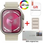 Nouveau hk11 ultra 3 smartwatch 2025 49mm amoled 4g rom ai chat robot bluetooth rseau appel horloge ...