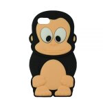 Nouveaut�! gorille / singe mignon etui / housse / coque en silicone pour iphone 4g / 4s