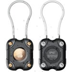 Nouvelhorizonstore - lot de 2 supports airtag avec cable m��tallique, verrouillage s��curis�� airtag, ...