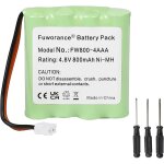 Nouvelhorizonstore - 800mah 4. 8v batterie compatible avec globus elite si / duo tens nimh electrostimulation ...