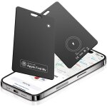 Nouvelhorizonstore - pack de 2 ios carte tag portefeuille, mfi certification carte tracker 1, 6mm ultra ...