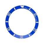 Nouvelles pices de rechange pour lunette de montre - bracelet en cramique (bleu)