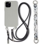 Nsiecd - coque iphone 16 pro avec cordon de collier pour iphone 16 pro etui bracelet r�glable lanyard ...