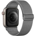 Nylon bracelet elastique compatible avec apple watch 38 / 40 / 41 / 42 / 44 / 45 / 46 / 49mm - loop sport ...