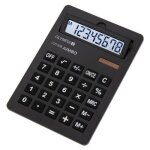 Olympia calculatrice de poche lcd 908 noir