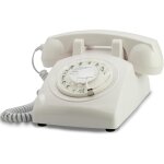 Opis 60s cable: tlphone fixe vintage compatible box, style rtro des annes 60, avec son aspect ancien ...