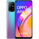 Oppo a94 5g bleu 8 + 128 go, ecran amoled, quadruple capteur photo 48 mp vid�o ultra nuit et hdr, charge ...