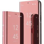 Oppo find x3 pro 5g miroir housse coque etui �� rabat, mirror smart view standing 360� protecteur etui ...