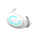 Oreillette de sommeil bluetooth son mono ultra fin avec r�duction de bruit enc blanc