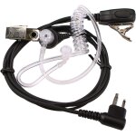 Oreillette talkie walkie 2 broches casque ecouteur compatible avec motorola cp040 dp1400 gp68 gp88 gp2000 ...