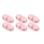 Organisateur de c�bles usb 3 trous, 6 pi�ces, enrouleur de fil en silicone, fixateur de fils, gestion ...