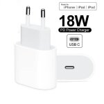Original apple 18w pd usb type c charger adapter for iphone 11 pro xr x xs max 8 plus fast charging