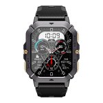 Oukitel bt101 (montre connect�e robuste - 2. 02'' - r�ponds aux appels) noir