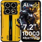 Oukitel wp60 telephone portable incassable 5g 48go + 512go 7. 2  10000mah smartphone robuste android ...