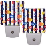 Ours poulet patte doodle veilleuses plug - in decoratif avec capteur automatique intelligent led veilleuse ...