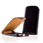 Ozzzo housse etui coque cuir ultra mince noir pour nokia lumia 610