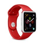 Puro icon - kit de sangles pour montre intelligente - rouge - pour apple watch herms series 7, herms ...