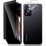 Pack 2 ecrans + 2 protections camra verre tremp privacy 9h 0, 33mm pour xiaomi redmi note 11 pro + ...