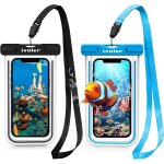 [pack de 2] pochette etanche t�l�phone [certifi�e ipx8] etui / housse / coque etanche smartphones universel ...