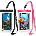 [pack de 2] pochette etanche t�l�phone etui / housse / coque etanche smartphones universel sac protection ...