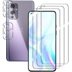 Pack 3 + 2 films verre tremp pour oneplus 9 - protection ecran et lentille camra