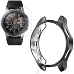 Pack 3 pices compatible samsung galaxy watch 46mm / gear s3 (frontier / classic) - coque tpu souple ...