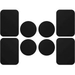 Pack 8 plaques m�talliques, metal plates pour support voiture aimant�, plaques m�talliques avec adh�sif ...