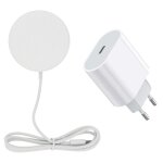 Pack adaptateur secteur 20w + chargeur rapide a induction 15w pour samsung galaxy s23 / s22 / s21 / a53 ...