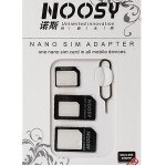 Pack adaptateurs sim + ejecteur compatible iphone, samsung, huawei