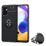Pack coque magn�tique aimant�e housse protection samsung galaxy a32 4g avec support stand voiture magn�tique ...