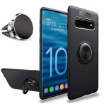 Pack coque magn�tique aimant�e housse protection samsung galaxy s10e avec support stand voiture magn�tique ...