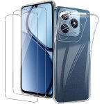 Pack coque silicone tpu transparente anti - choc pour realme c61 / c63 + 2 verres trempés - protection ... Pack coque silicone tpu transparente anti - choc pour realme c61 / c63 + 2 verres trempés - protection ...