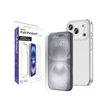 Pack housse en tpu transparent + 1 verre trempe 2. 5d moxie pour iphone 17 pro max