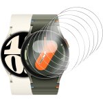 Pack of 6 tempered glass compatible with samsung galaxy watch 7 / fe / 6 / 5 / 4 40mm, [anti - scratch] ...