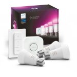 Pack philips hue white & color ambiance e27 x3 - kit de démarrage 3 ampoules connectées + interrupteur ... Pack philips hue white & color ambiance e27 x3 - kit de démarrage 3 ampoules connectées + interrupteur ...