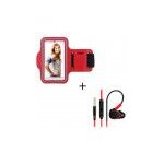 Pack sport pour iphone se 2020 smartphone (brassard de sport + ecouteurs sport intra - auriculaire avec ...