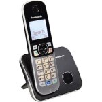 Panasonic kx - tg6811 - téléphone sans fil avec id d'appelant - dectgap - noir Panasonic kx - tg6811 - téléphone sans fil avec id d'appelant - dectgap - noir