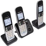 Panasonic kx - tg6823 - tlphone sans fil - systme de rpondeur avec id d'appelant - dectgap - noir ...