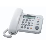 Panasonic kx - ts580ex1 identification de l'appelant blanc