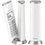 Panasonic téléphone dect sans fil kx - tgk212jtw avec rétroéclairage lcd 1, 5 pouce, sonneries blanches, ... Panasonic téléphone dect sans fil kx - tgk212jtw avec rétroéclairage lcd 1, 5 pouce, sonneries blanches, ...