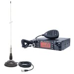 Paquet radio cb pni escort hp 9001 pro asq r�glable, am - fm, 12v, 4w + antenne cb ml100, 26 - 30mhz, ...