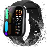 Parsonver montre connecte femme avec 5atm etanche, montre sport pour natation, 1, 8  hd smartwatch avec ...