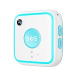 Pendentif localisateur gps 4g avec sos d�tection de chute ip67 blanc yonis